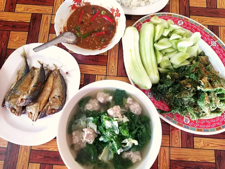 Numprik kapi ,Fried Mackerel and  pork Boiled 🇹🇭|Jaturong Wongsakdaさん