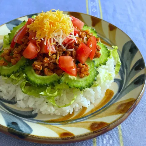 「大豆のお肉 洋風ミンチ」を使ってみたSnapdishの料理・レシピ写真:タコライス