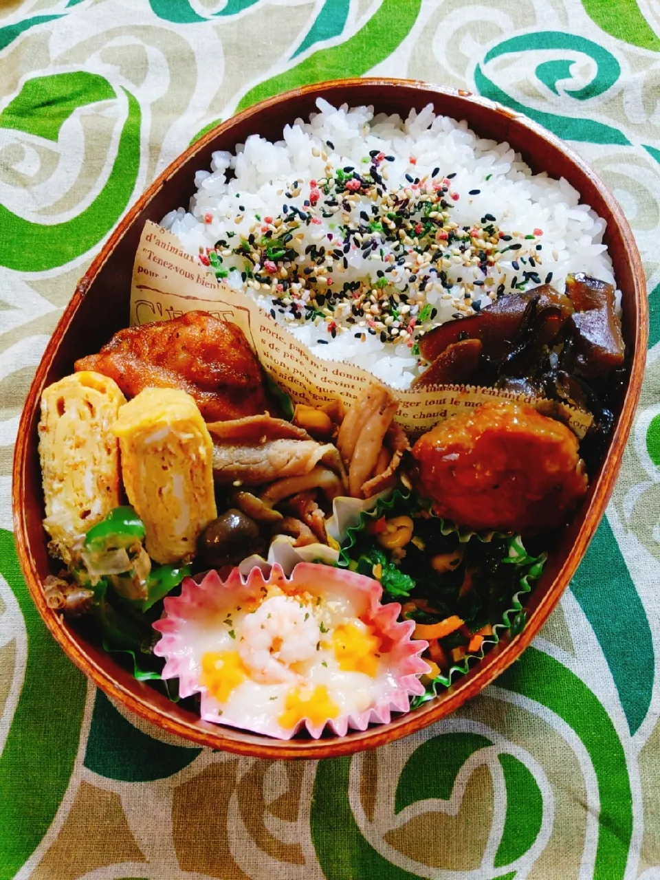 今日のお弁当🍱月曜日☀|ゆかさん