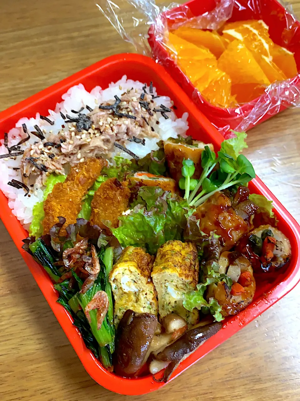 野菜つくね巻き弁当|まっきんさん