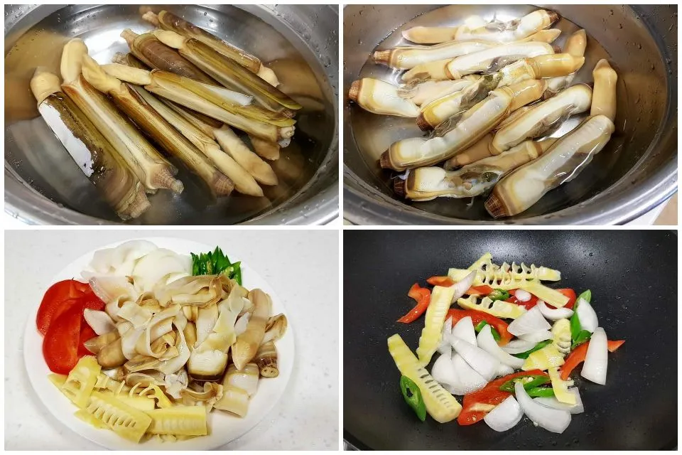 saute razor clams|steven z.y.さん