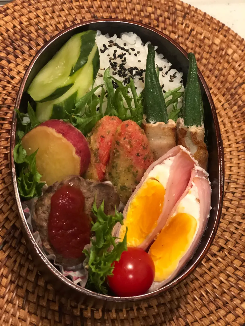 ハムエッグ🥚弁当|Nikoさん