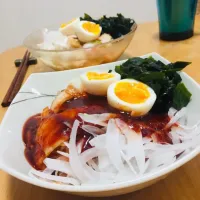 Snapdishの料理写真:冷麺 🌙*ﾟ|samahanaさん