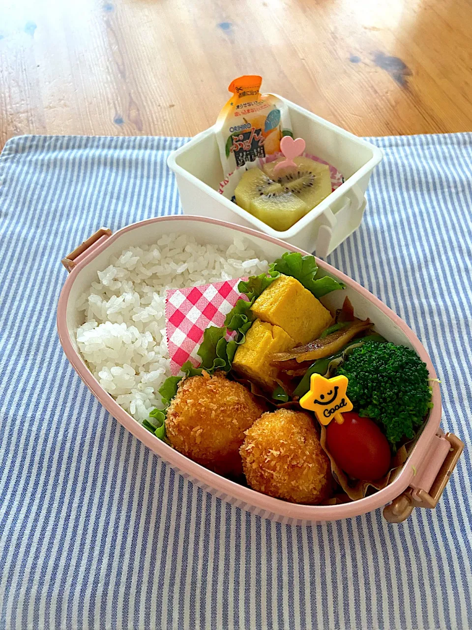 中学生娘のお弁当|りんご✖️2さん