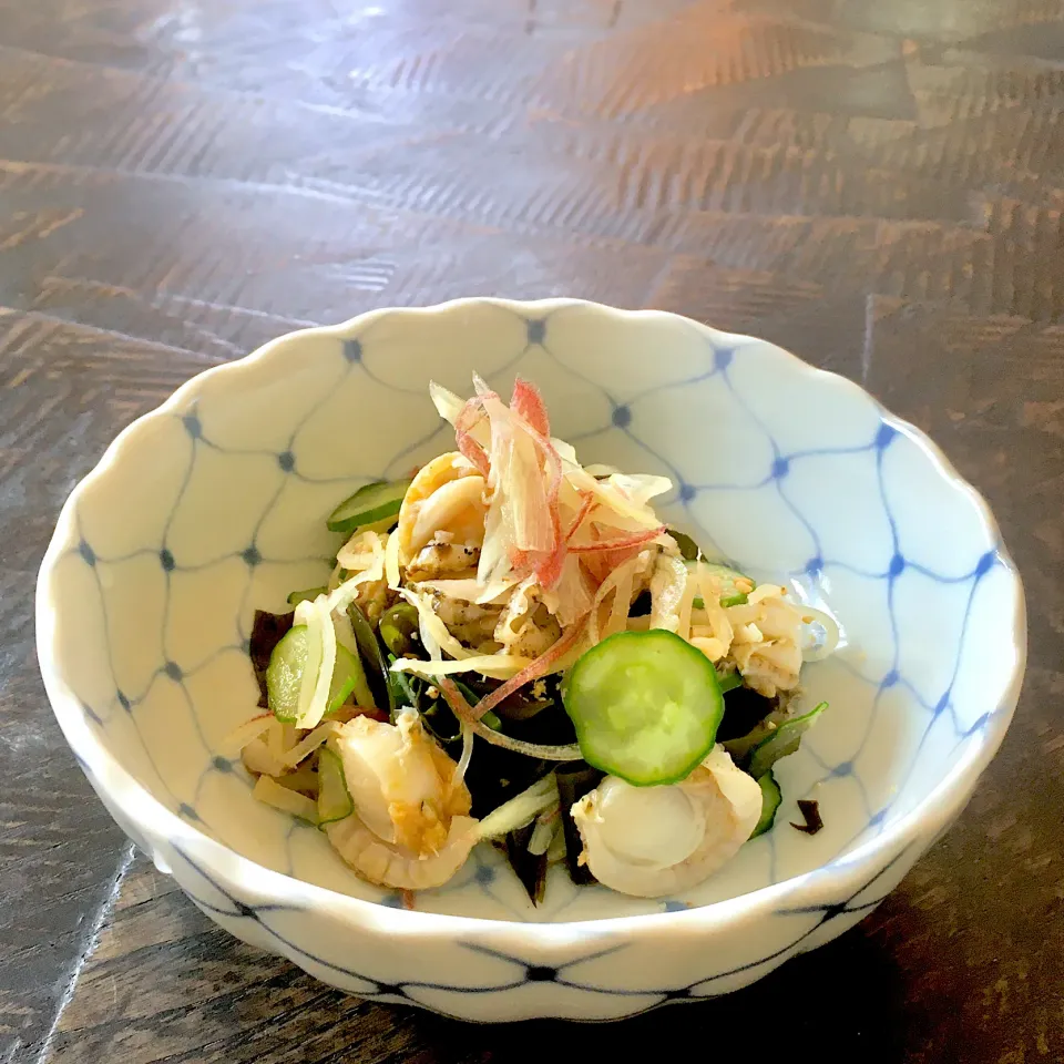 ベビーホタテの酢の物　土佐酢|イナコさん