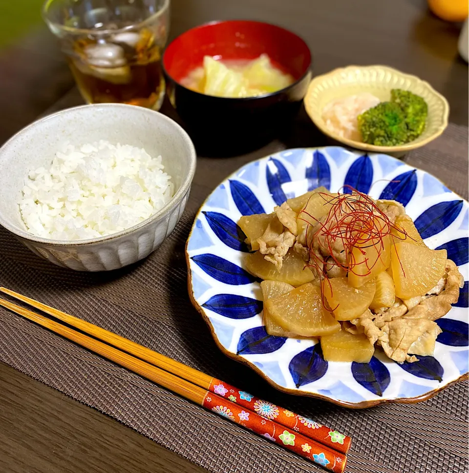 豚肉と大根のオイスターソース炒め煮|ちぐあささん