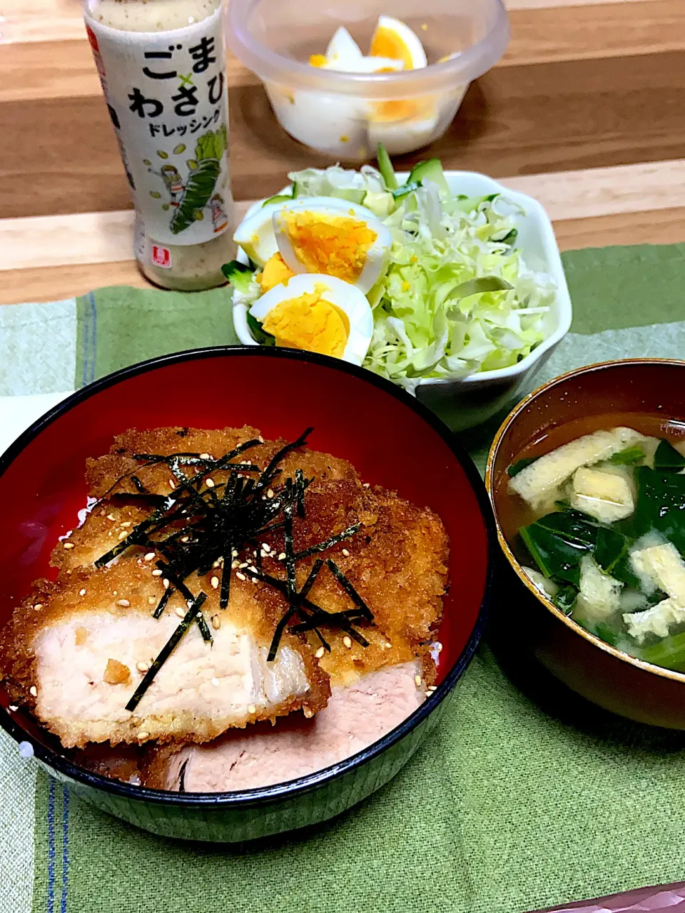 お夕飯　タレカツ丼|renharuruさん