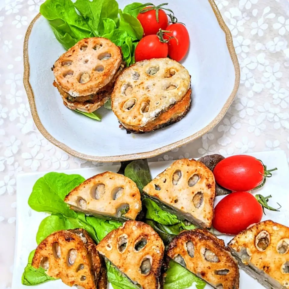 レンコンの挟み焼き|susumi1123さん