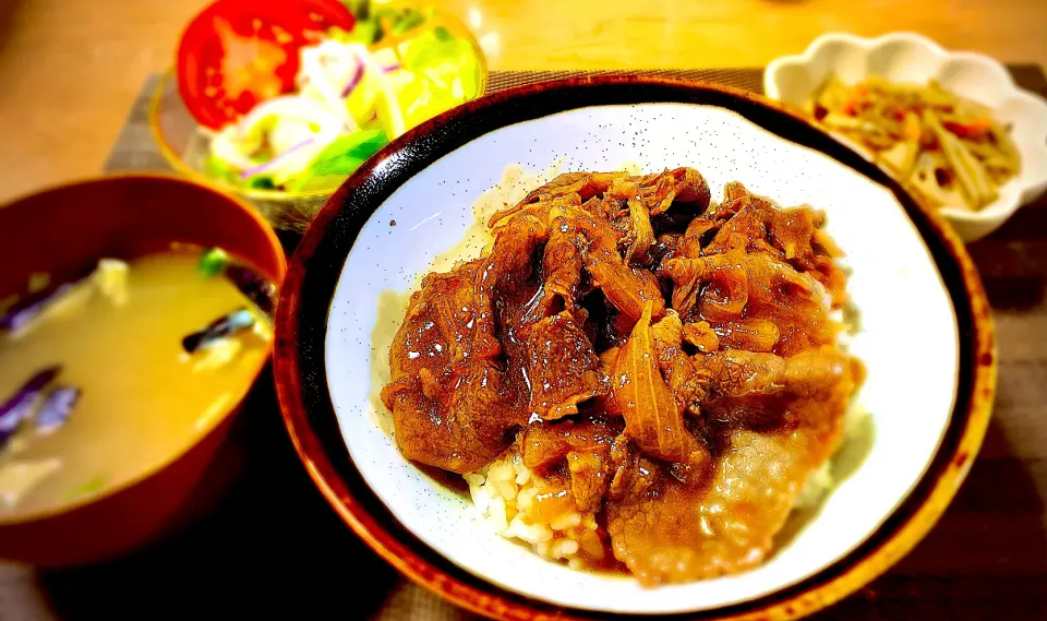 晩ご飯🥢牛丼|ao_nekoさん