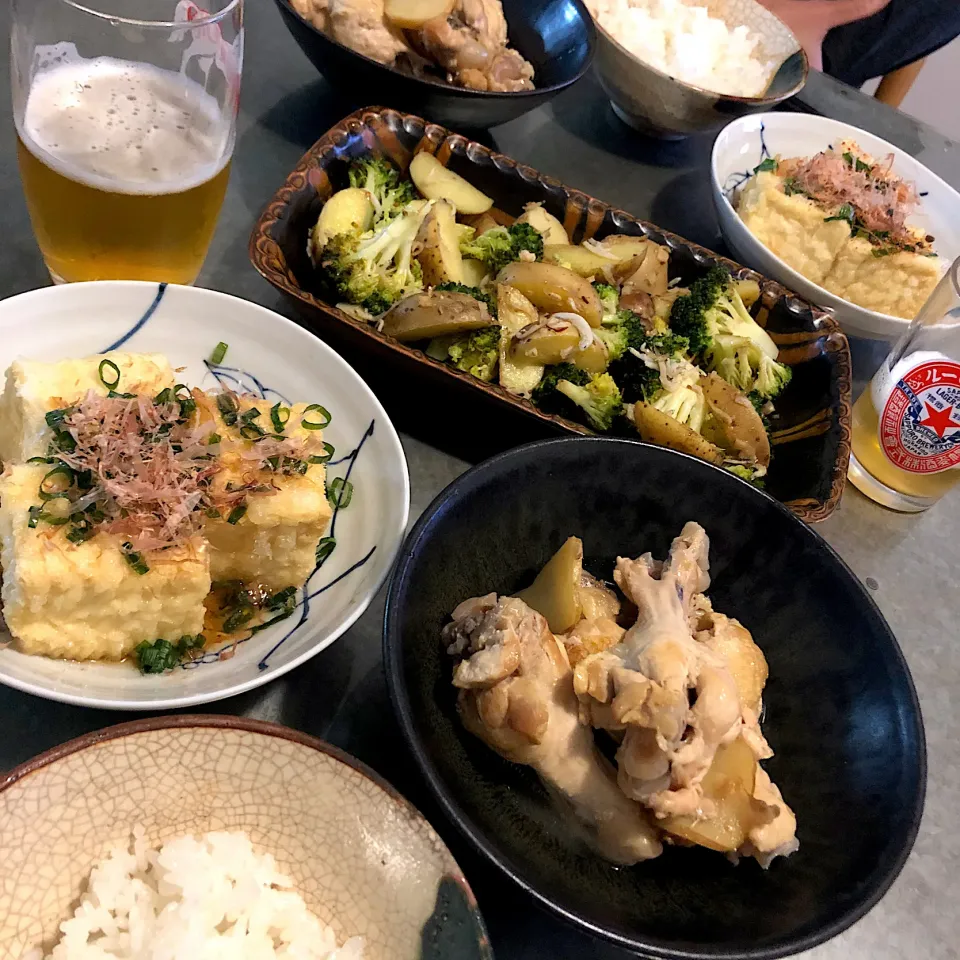 Snapdishの料理写真:ごはん🍚もあるけどアテごはんww🍻|nao子さん