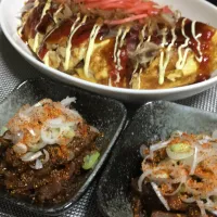 Snapdishの料理写真:とんぺい焼きとどて煮|どろこさん