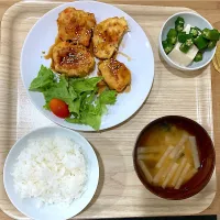 Snapdishの料理写真:照り焼きつくね　ほか|mikomikoさん