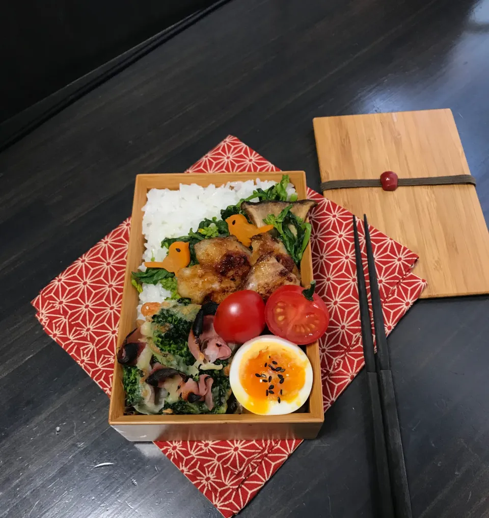 Snapdishの料理写真:鱈のバター醤油ムニエル弁当|sasori595さん