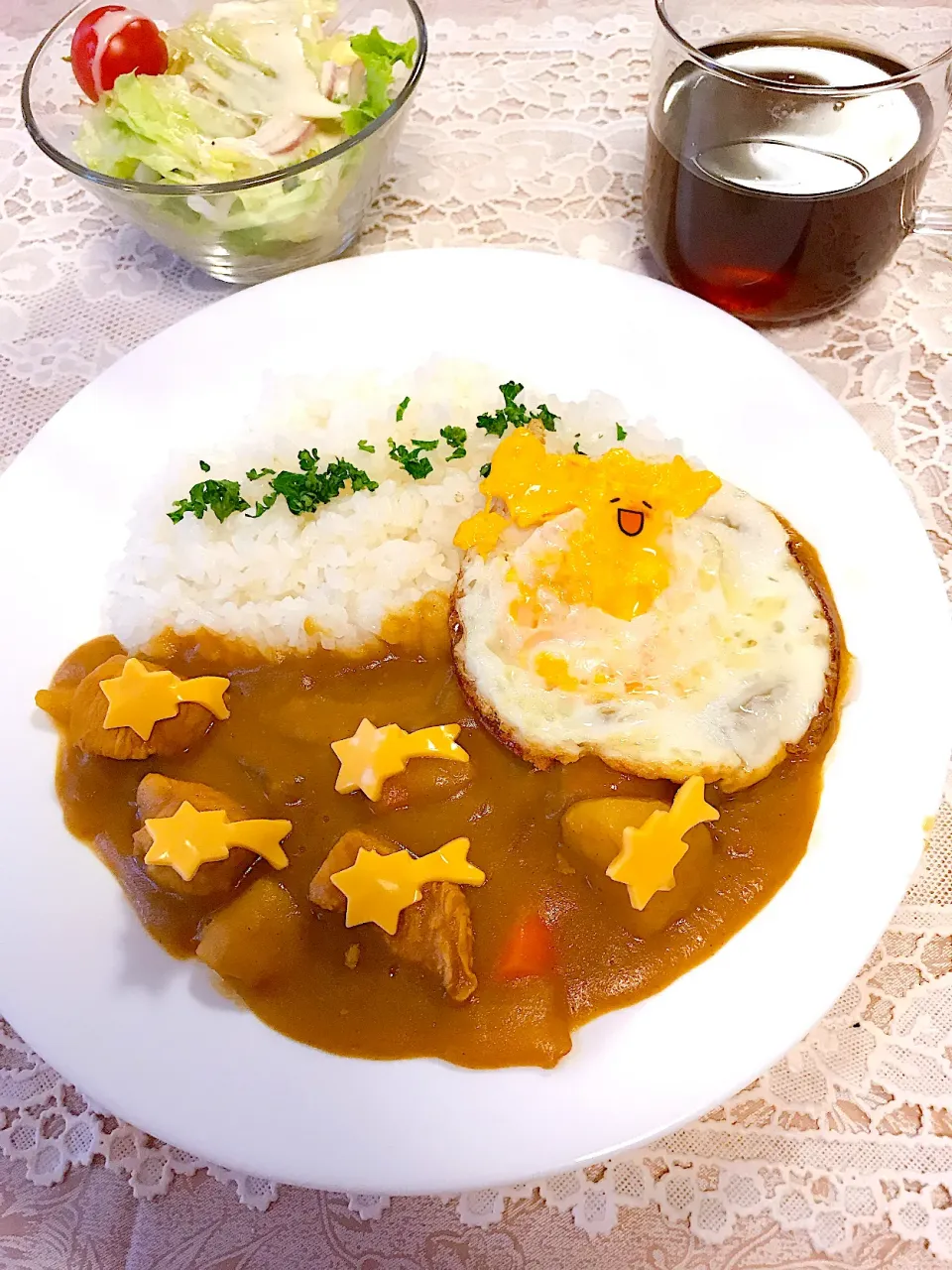 昨夜のカレーライスからの朝食カレーライス♡覚書＆記録♡令和3年5月11日火曜日♡|♡Fille√chie♡さん