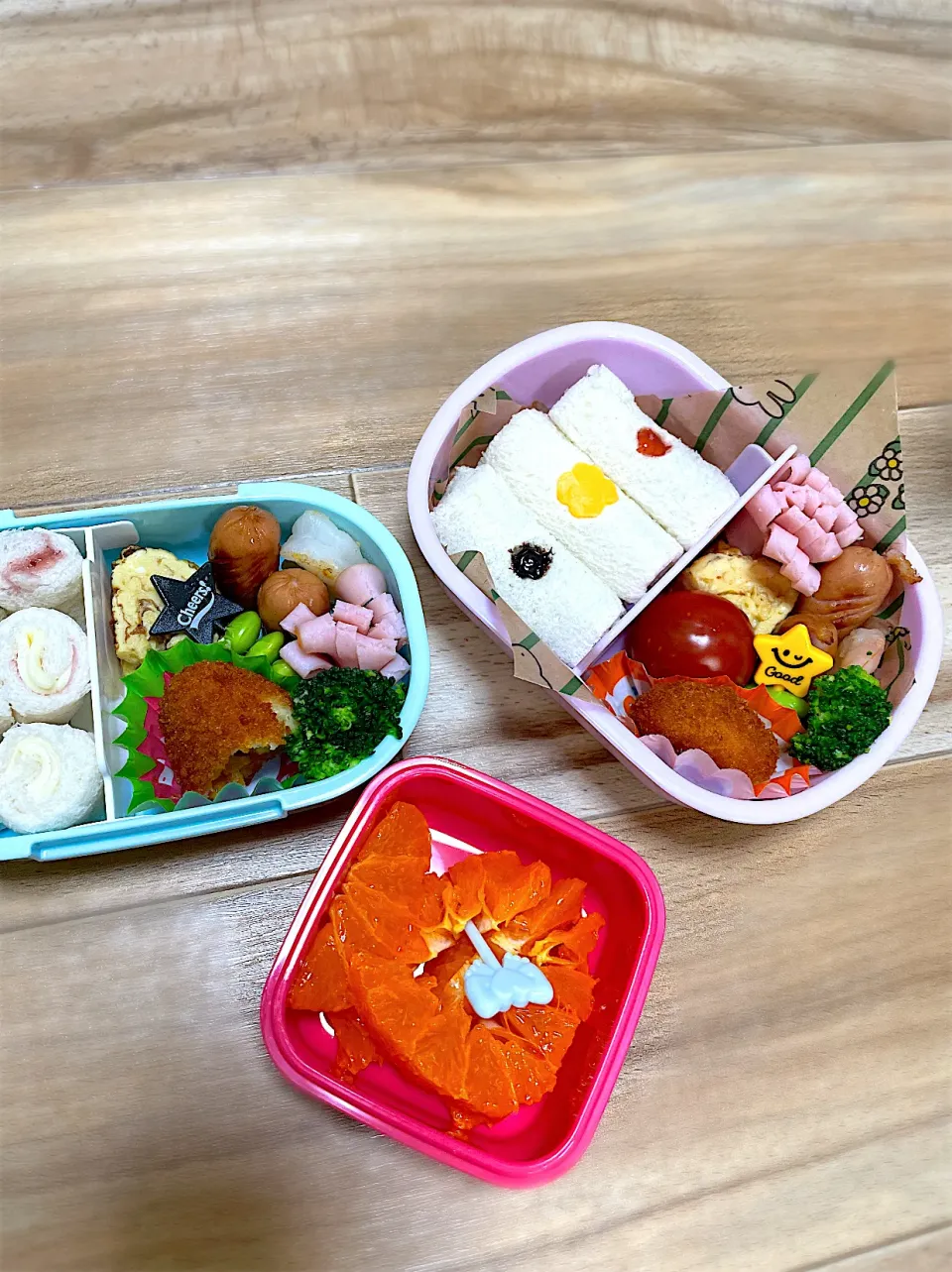 子供弁当🍱ロールサンド|mari＊yuakitoさん