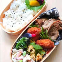 Snapdishの料理写真:わっぱ弁当|Noriko Sakaiさん