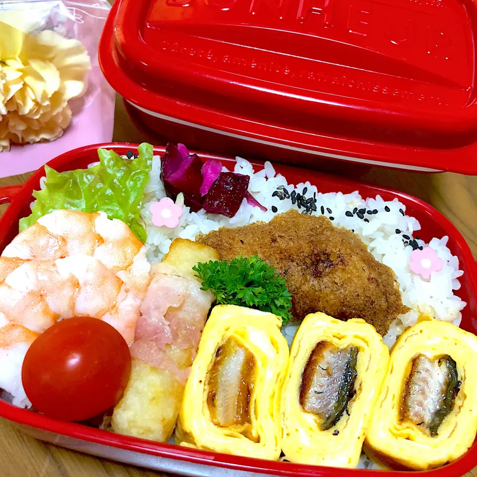 Snapdishの料理写真:息子くん愛情弁当🍱|理恵さん