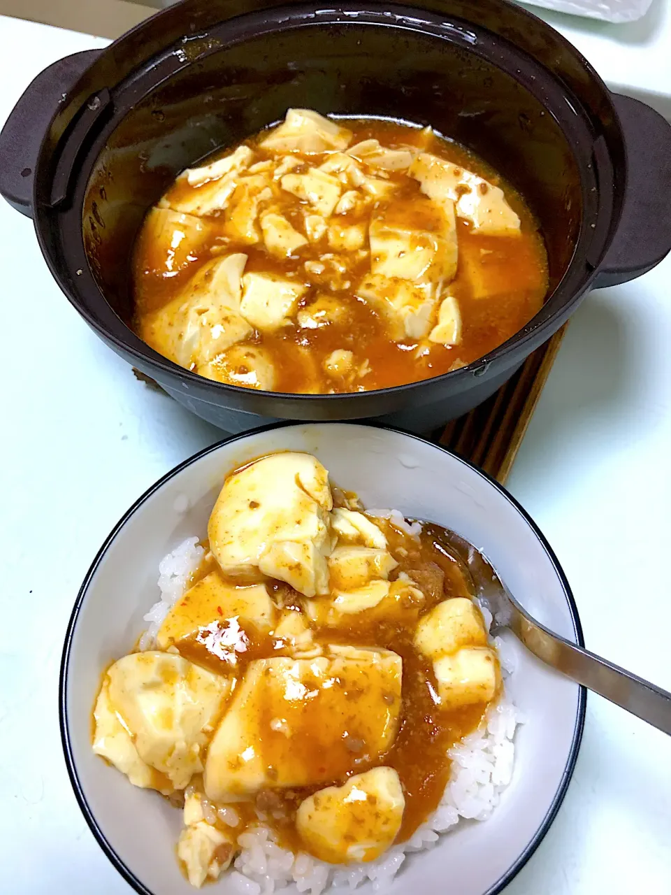 麻婆豆腐丼|かずさん