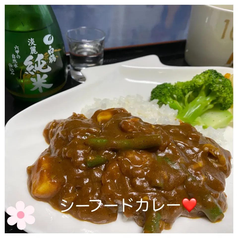 シーフードカレー❤️|いのっちさん