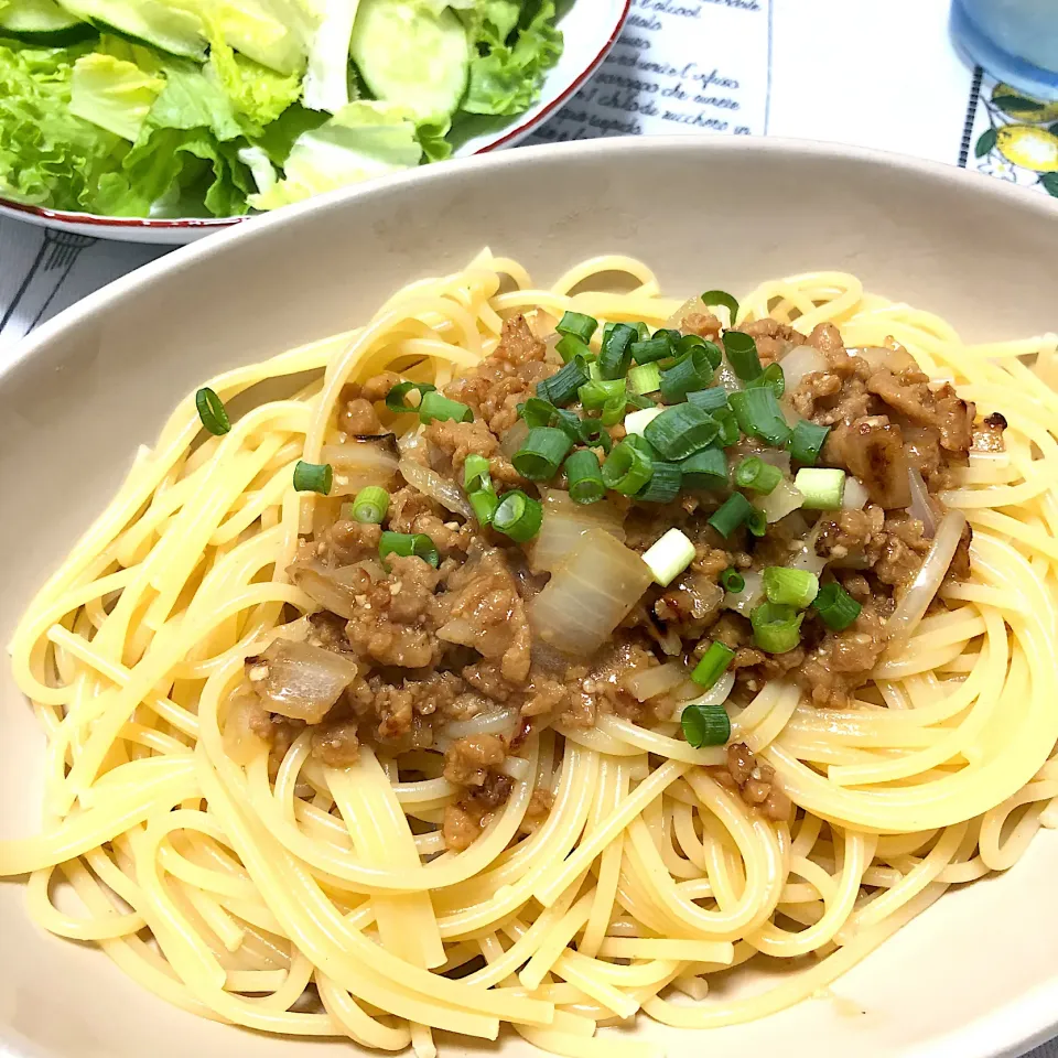 大豆のお肉で！肉味噌ミート|おまめさん