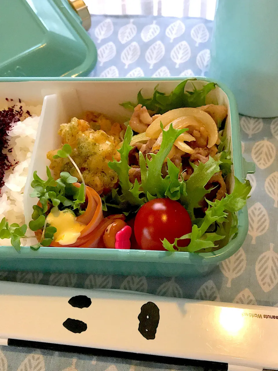 2021.5.12  ＊今日のお弁当＊豚のしょうが焼き＊|rinrin*mama*さん