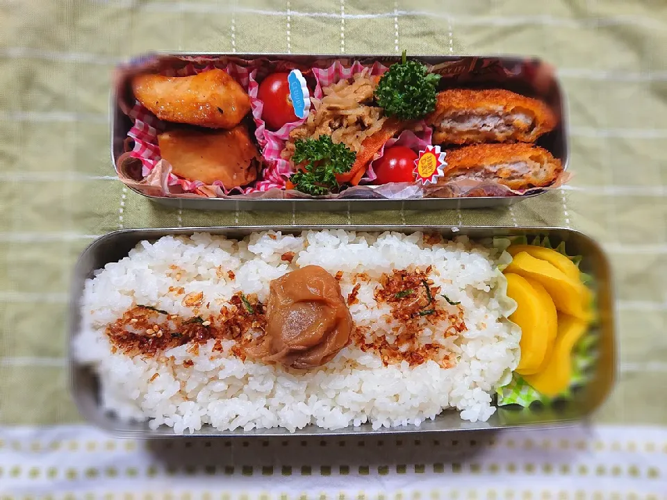 Snapdishの料理写真:今日のお弁当(5月10日)|ゆずうさぎさん