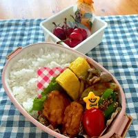 Snapdishの料理写真:中学生娘のお弁当|りんご✖️2さん