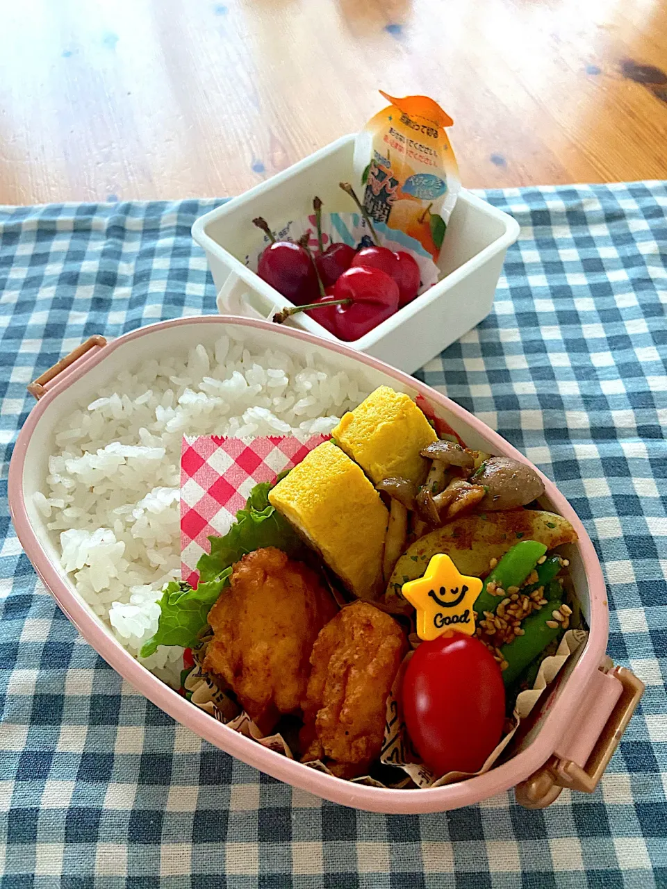 中学生娘のお弁当|りんご✖️2さん