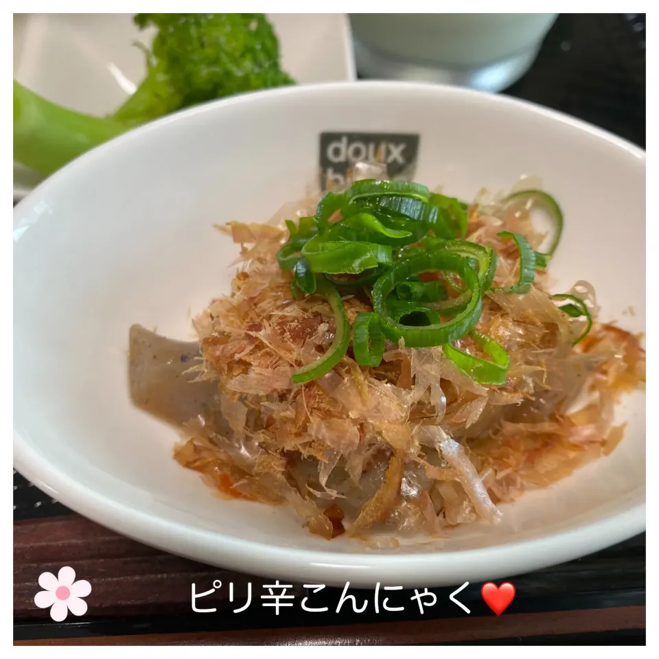 Snapdishの料理写真:ピリ辛こんにゃく❤️|いのっちさん