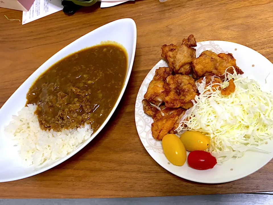 カレー🍛唐揚げ|aico☆さん