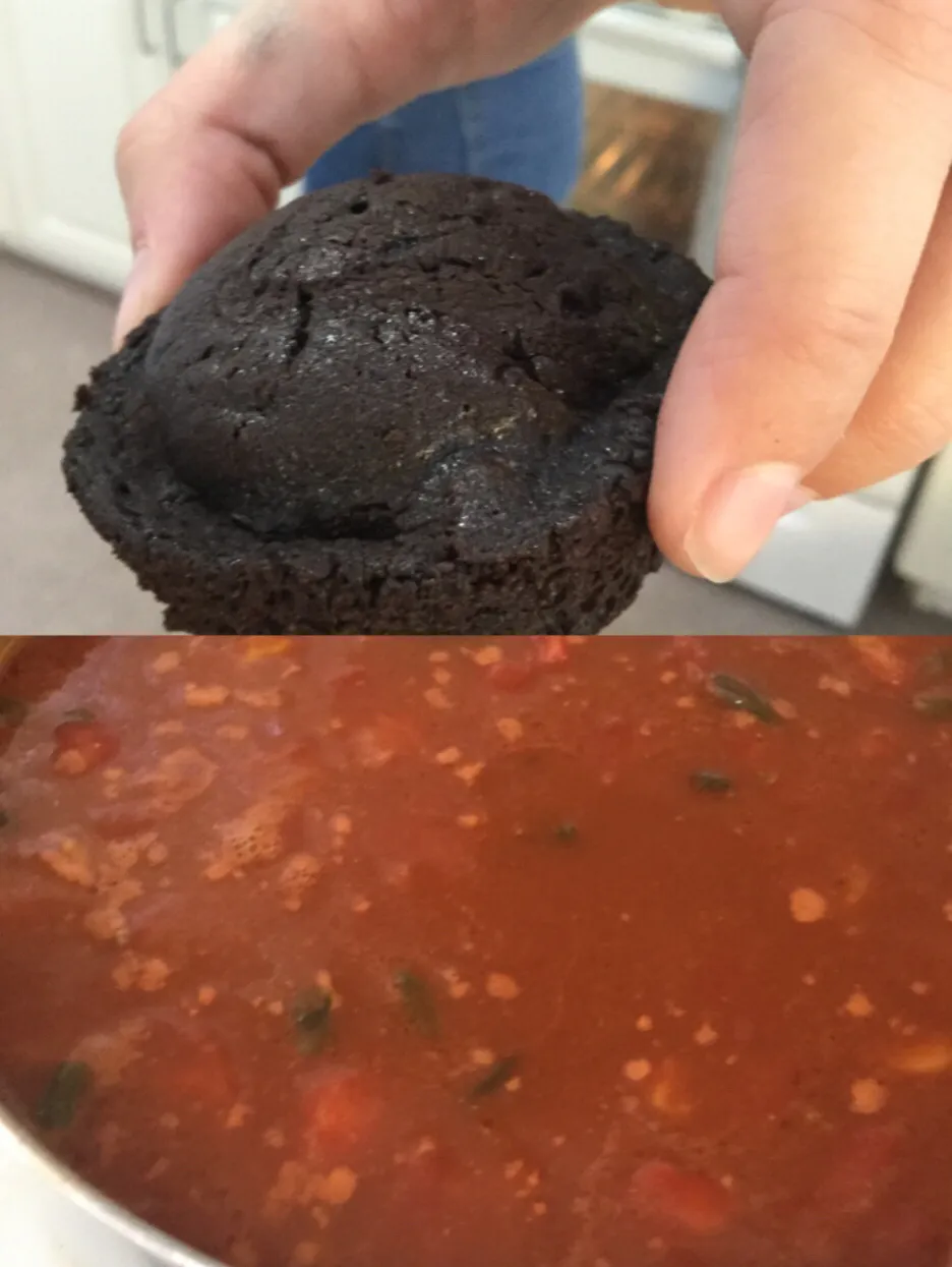 Yayowe's dish Gluten free muffins made from rice flour and yogurt|ninja kittyさん