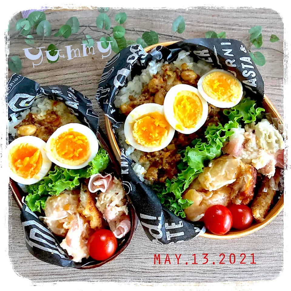 5/13 ☺︎☺︎ キーマカレー弁当✩.*˚|jon2さん