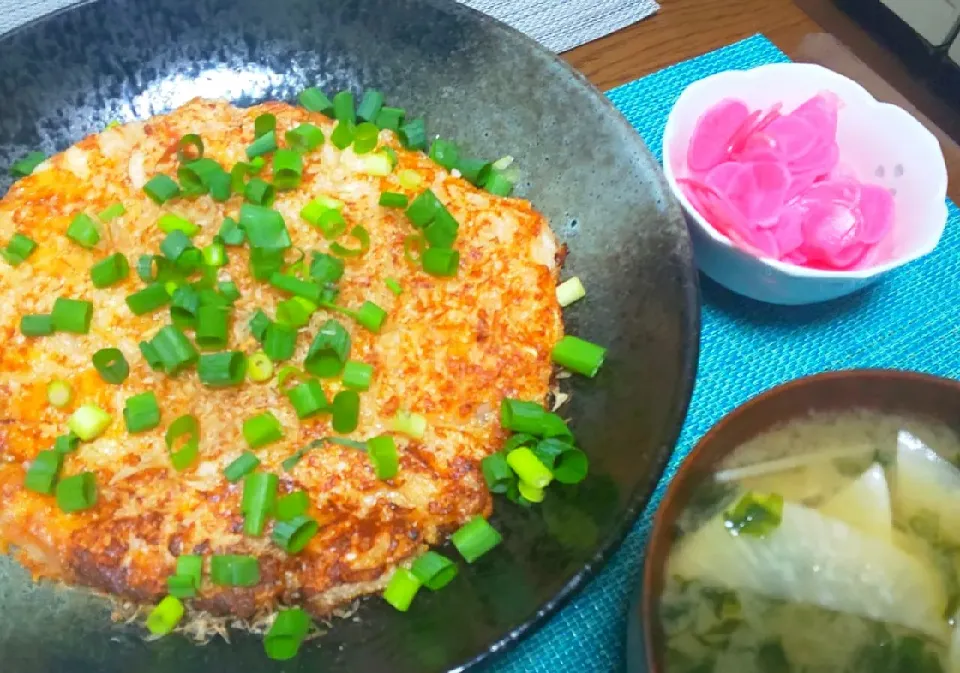 ◇明太大根もちチーズ焼き
◇ラディッシュ酢漬け
◇大根の味噌汁|ぶるー子さん