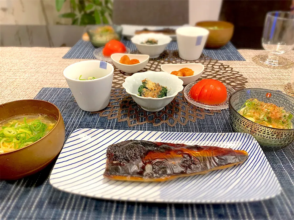 サバの醤油麹焼😌焦げてませんよ笑|ゆかさん