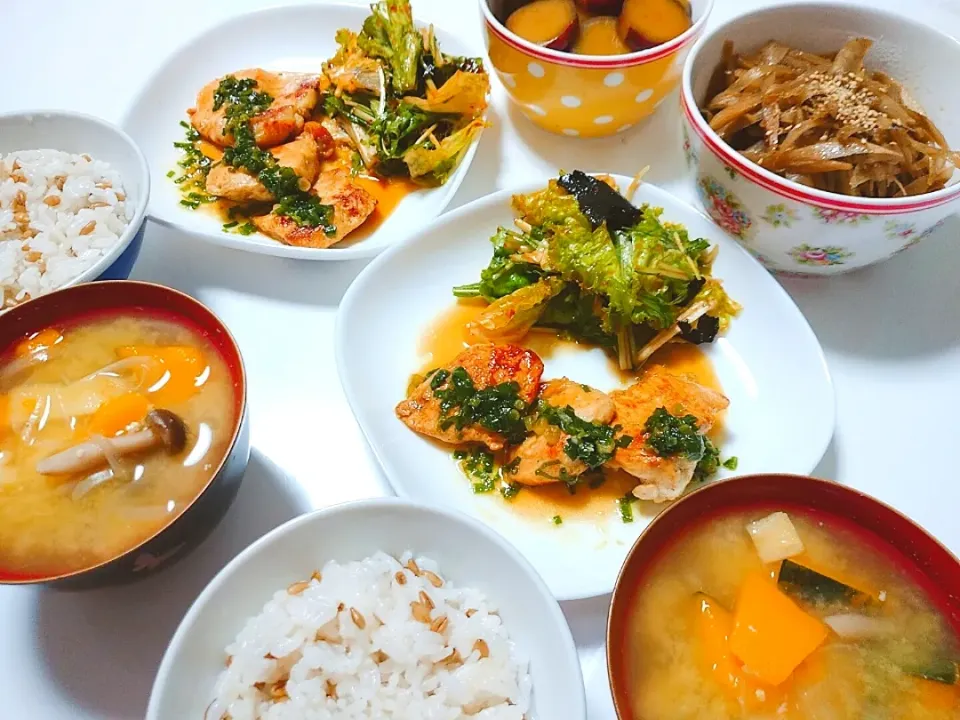 鶏むね肉のレモンわさびソースかけ|☘️みどり食堂さん