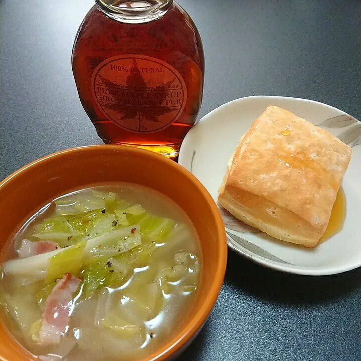 これうまつゆのスープでブランチ|jun(・x・)さん