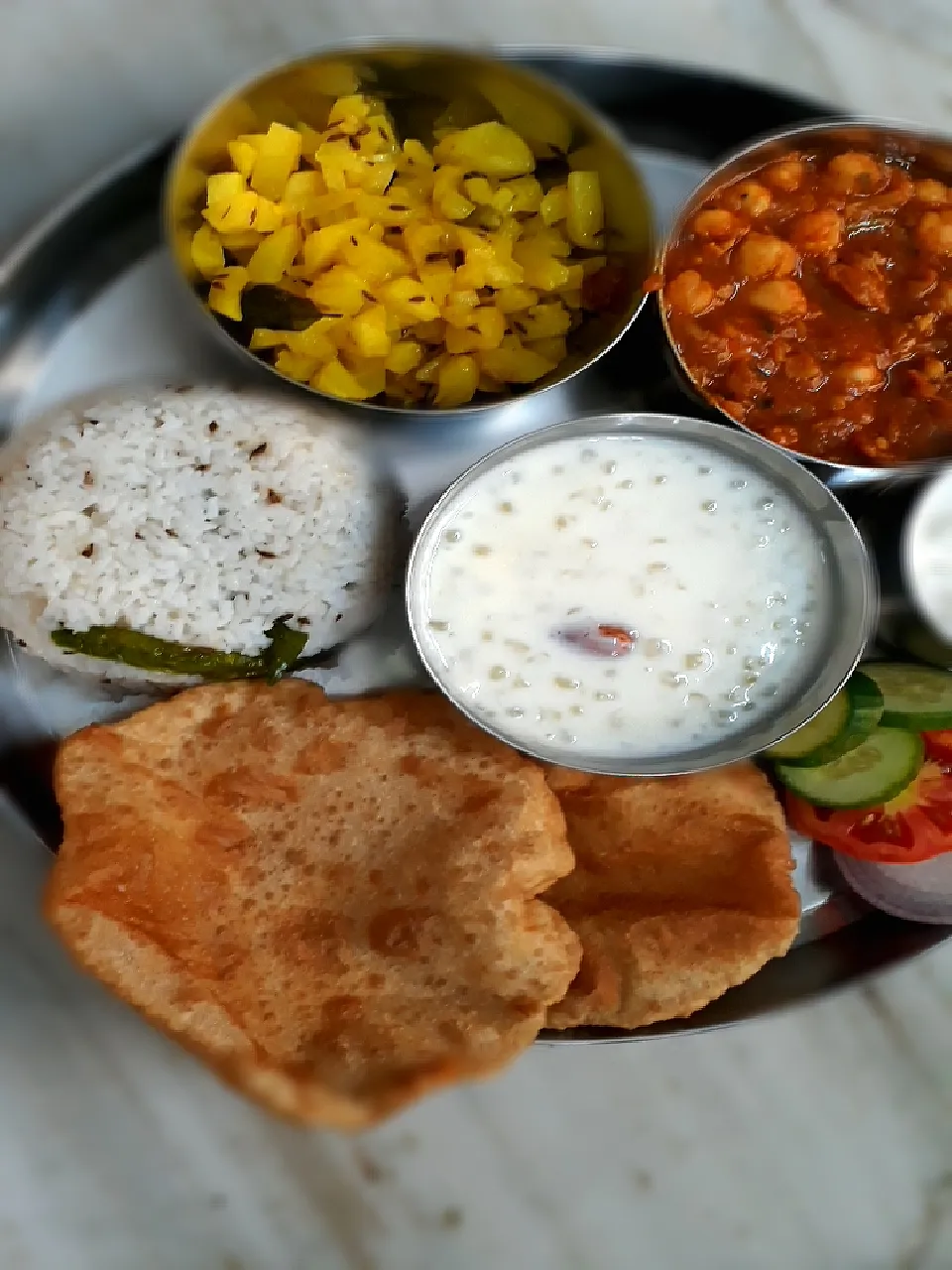 Indian Veg Thali|Shreya's feastさん