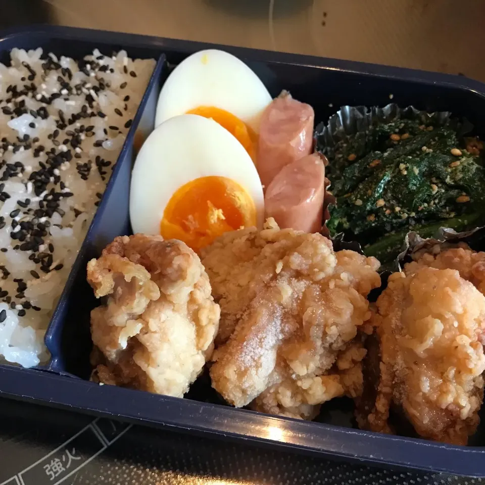 Snapdishの料理写真:唐揚げ弁当|sanaeさん