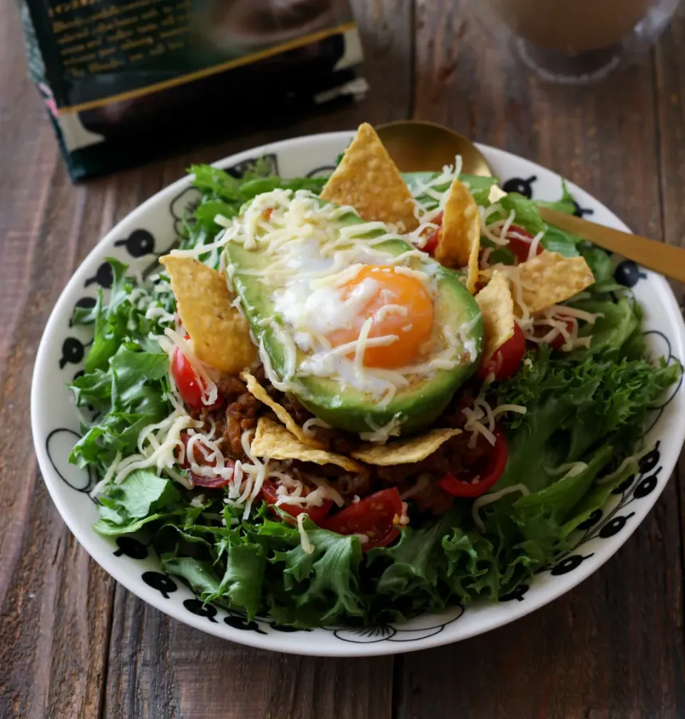 Snapdishの料理写真:野菜が摂れるタコライス|村越仁美さん