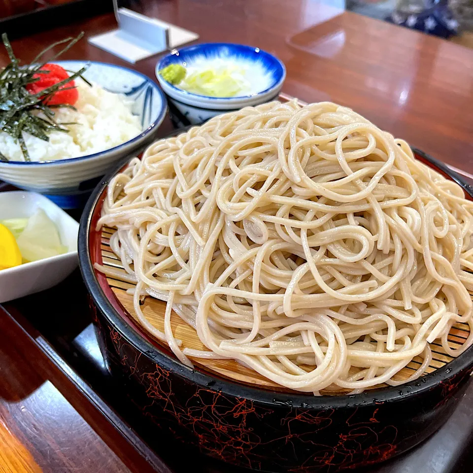 おおもりと明太子ごはんのセット@相馬屋(月島)|塩豚骨さん