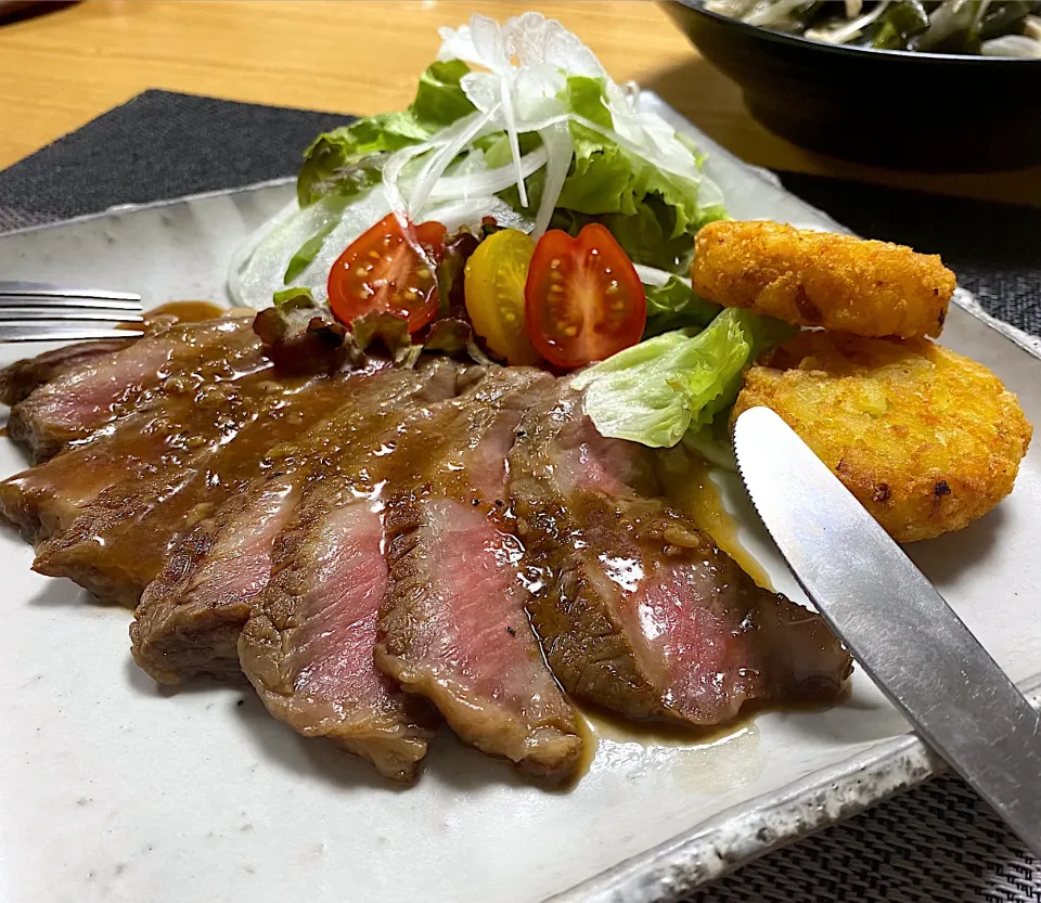 Snapdishの料理写真:甘酒にんにくオニオンソースでしっとり柔らか～💓|sakurakoさん