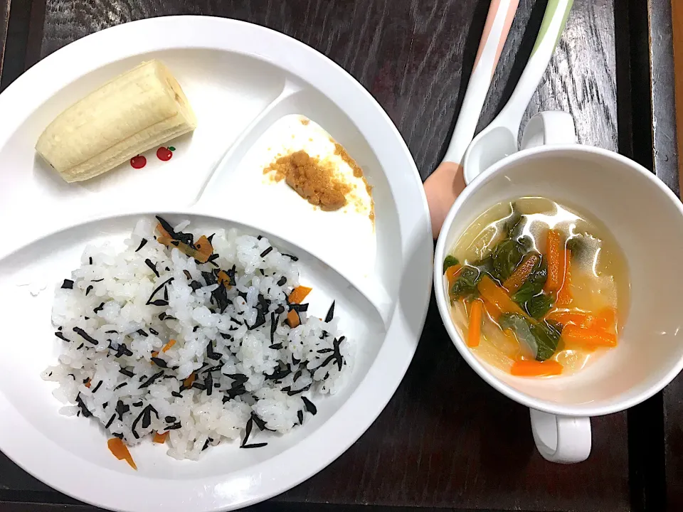 〜10ヶ月 次男君の離乳食　朝〜2021.5.14|yuuさん