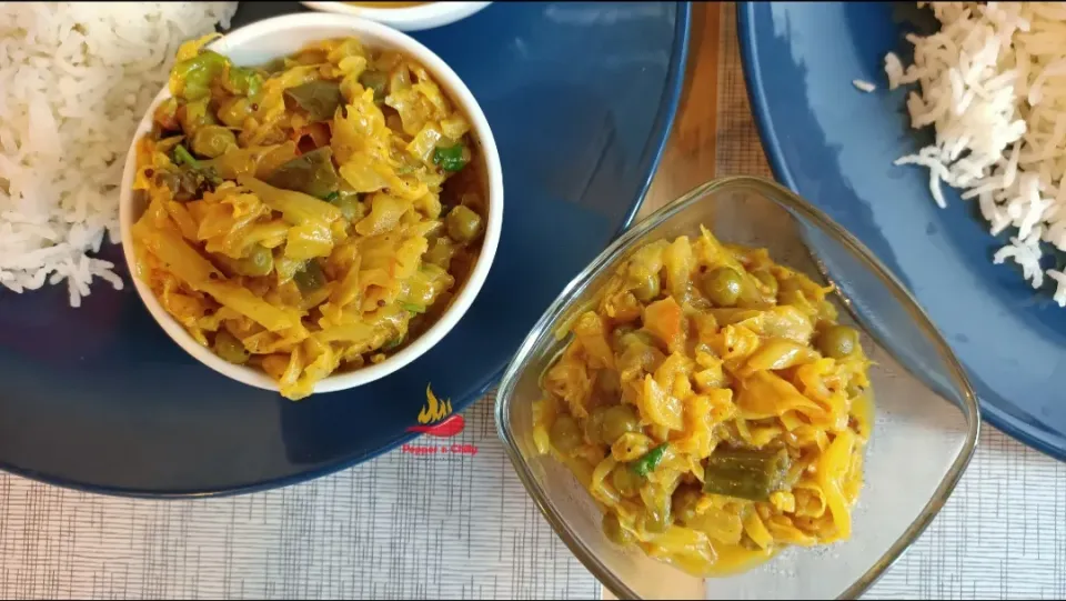 Cabbage Peas Curry
Patta Gobhi Matar ki sabji|Pepper n Chillyさん