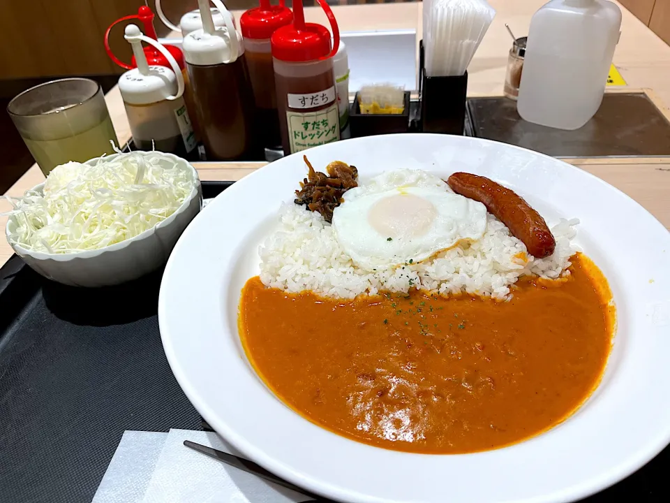 ソーセージモーニングエッグカレー　トマトクリーム|マハロ菊池さん