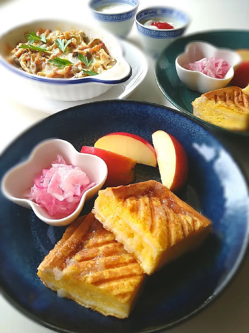 Snapdishの料理写真:朝ごはん🌄！|まめころさん