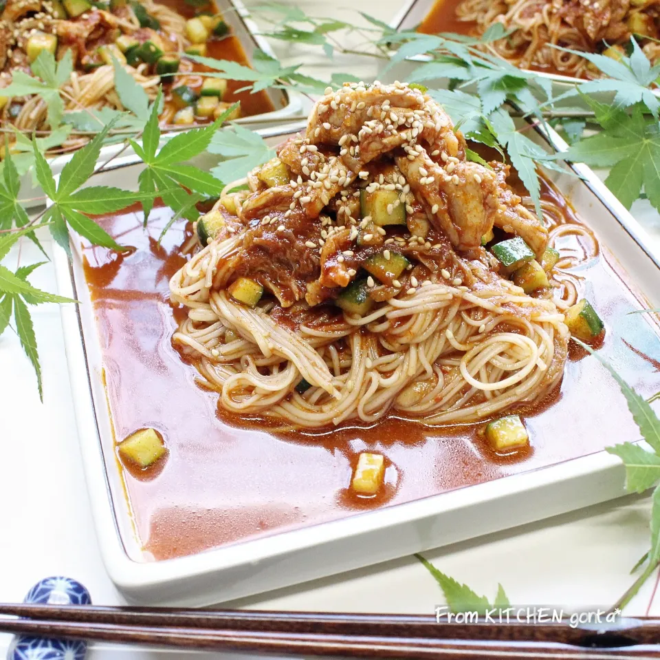 暑い日に食べたい✨ピリ辛そうめん♬棒棒鶏風﻿|gonta*さん