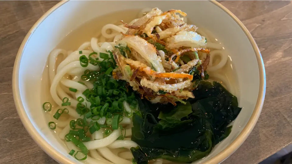 秋田市内のうどん屋WATAROのかき揚げうどん|お家でbar!さん