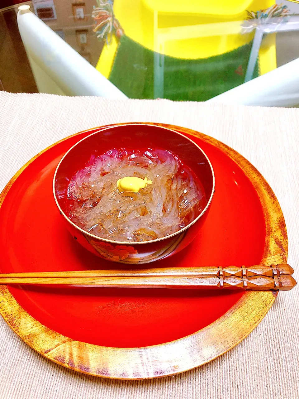 今年初のところてん。酢醤油と辛子で😊|海斗さん