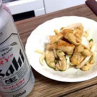 Snapdishの料理写真:鶏皮ポン酢♡|-Å-(○･v･)ε･●)ﾁｭｯ♡さん