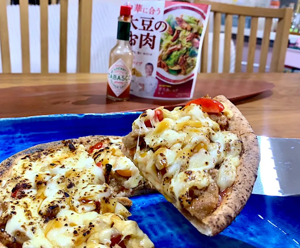 Snapdishの料理写真:❤️まーくん亭❤️ギルトフリーpizza照り焼き味|kuririnさん